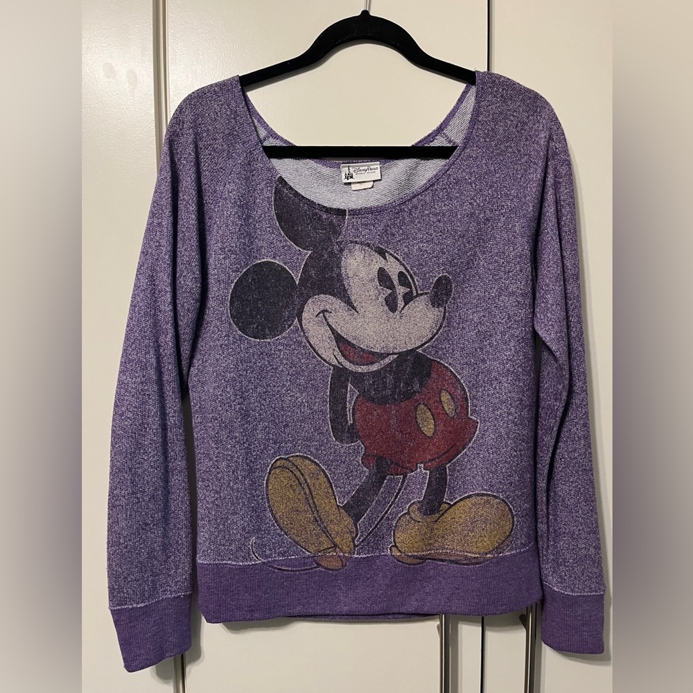 Disney Parks Mickey Mouse Ladies Sweatshirt